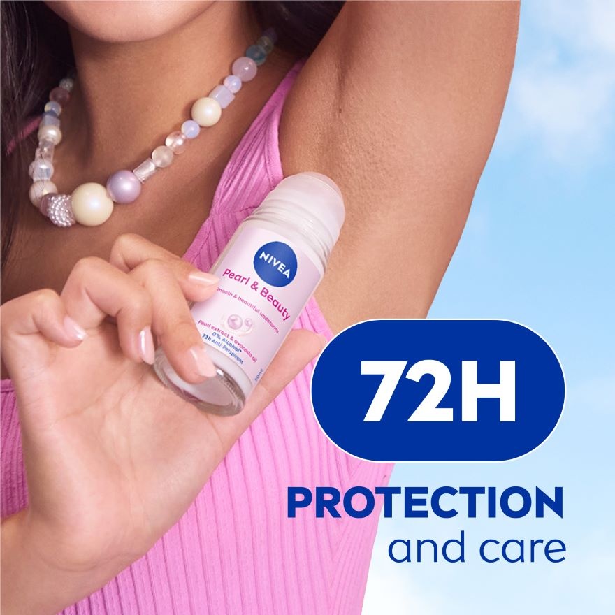 [Buy 2 Free 1] Deodorant Pearl & Beauty Roll On 3x50ml