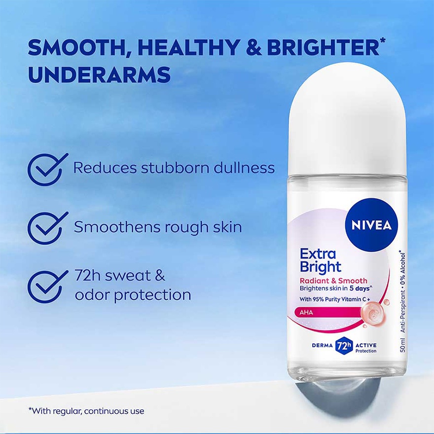 [Buy 2 Free 1] Deodorant Radiant & Smooth Roll On 3x50ml