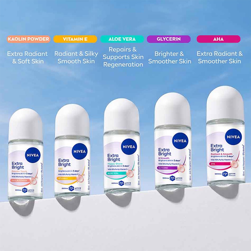 [Buy 2 Free 1] Deodorant Radiant & Smooth Roll On 3x50ml