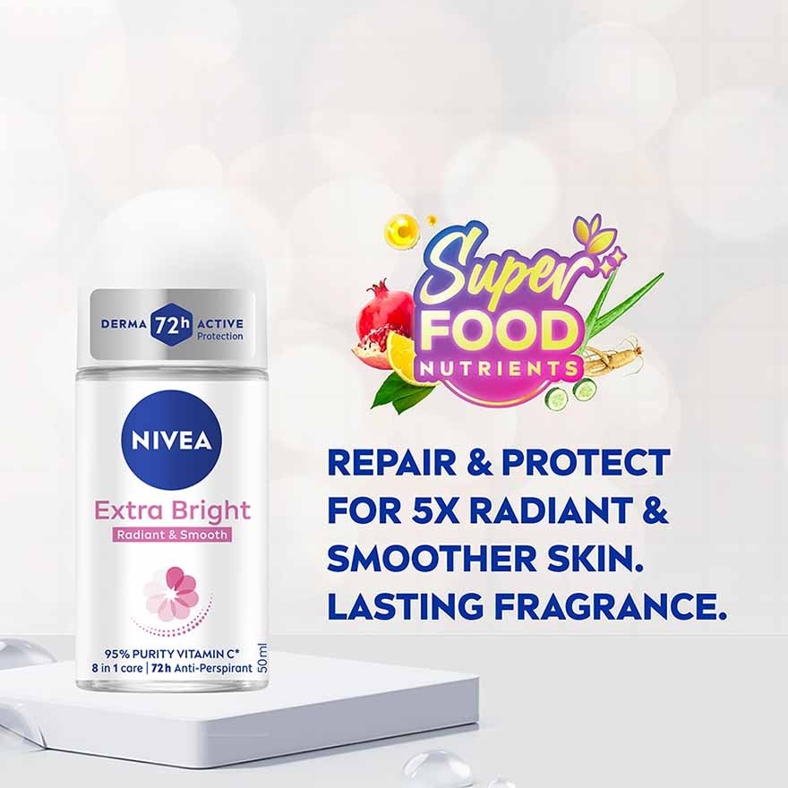 [Buy 2 Free 1] Deodorant  Extra Brightening Roll On 3x50ml