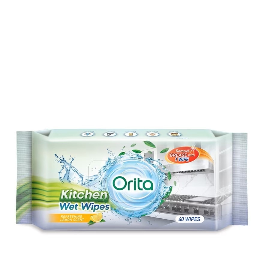 Kitchen Wet Wipes 40s x 5s