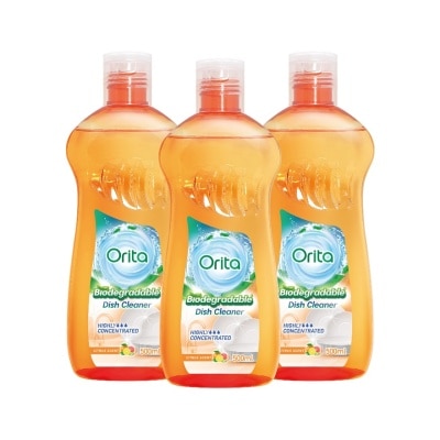 ORITA - Dish Cleaner - Citrus Scent 500ml x 3s