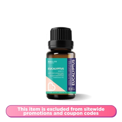 BAM & CO - Eucalyptus Organic Essential Oil 10ml
