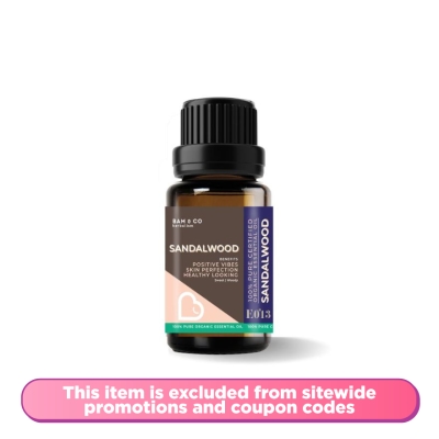 BAM & CO - Sandalwood Organic Essential Oil 10ml