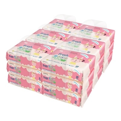 WATSONS - Fresh Baby Wipes 20's x 3 x 6s