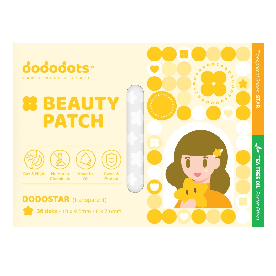 Hydrocolloid Tea Tree Oil Beauty Patch Dodostar 36s