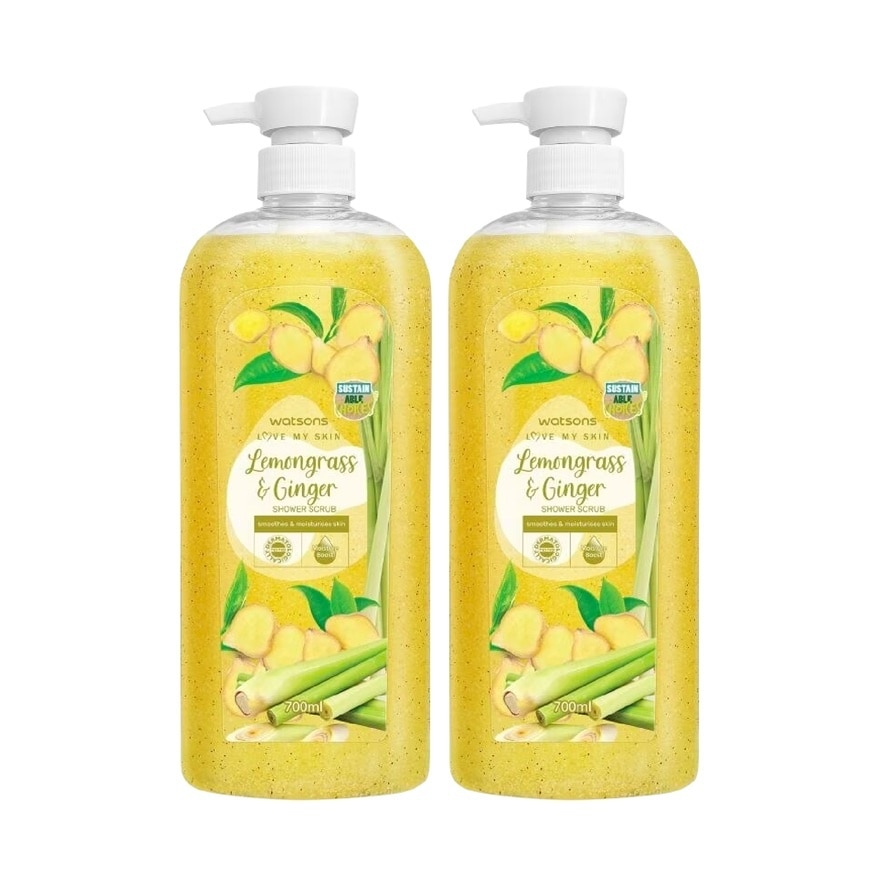 Lemongrass Ginger Shower Scrub  700ml x 2s