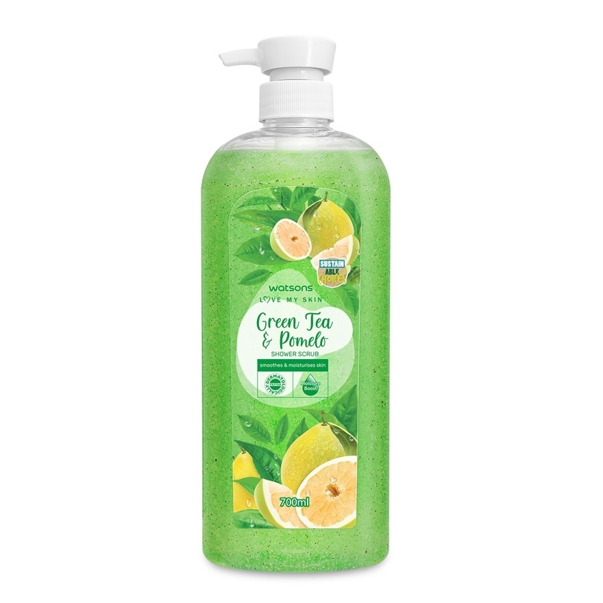 Green Tea Pomelo Shower Scrub  700ml x 2s