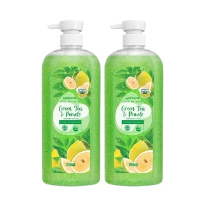 WATSONS - Green Tea Pomelo Shower Scrub  700ml x 2s