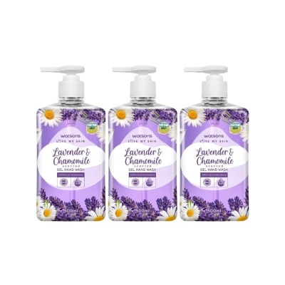 WATSONS - Lavender Chamomile Scented Gel Hand Wash x 3s