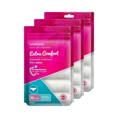 WATSONS - Extra Comfort Disposable Underwear Tc Ladies XL x 3s