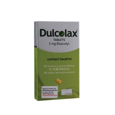 DULCOLAX Dulcolax Tab 30's (*MAL Items)