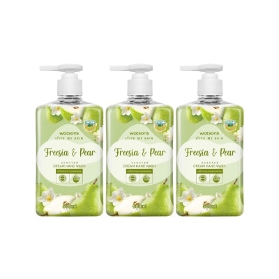 WATSONS - Freesia Pear Cream Hand Wash x 3s