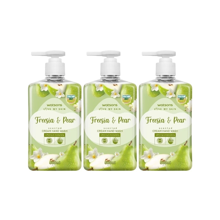 Freesia Pear Cream Hand Wash x 3s