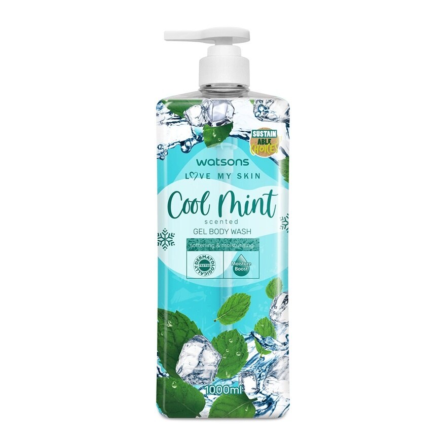 Cool Mint Scented Gel Body Wash x 3s