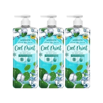 WATSONS - Cool Mint Scented Gel Body Wash x 3s