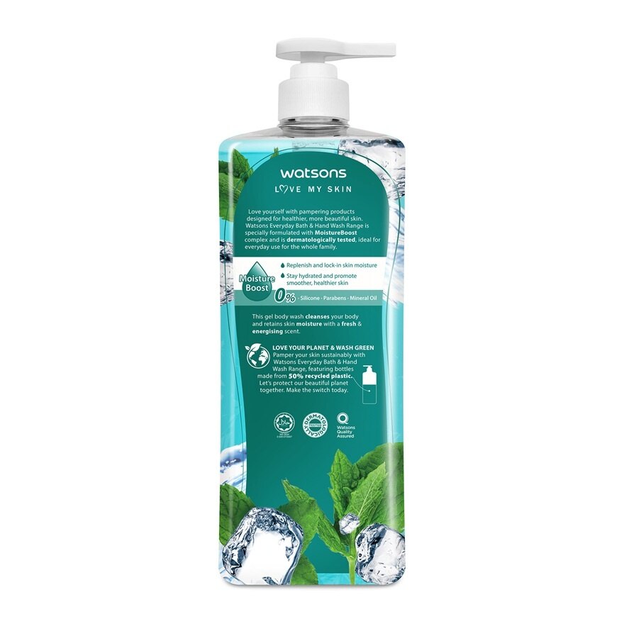 Cool Mint Scented Gel Body Wash x 3s