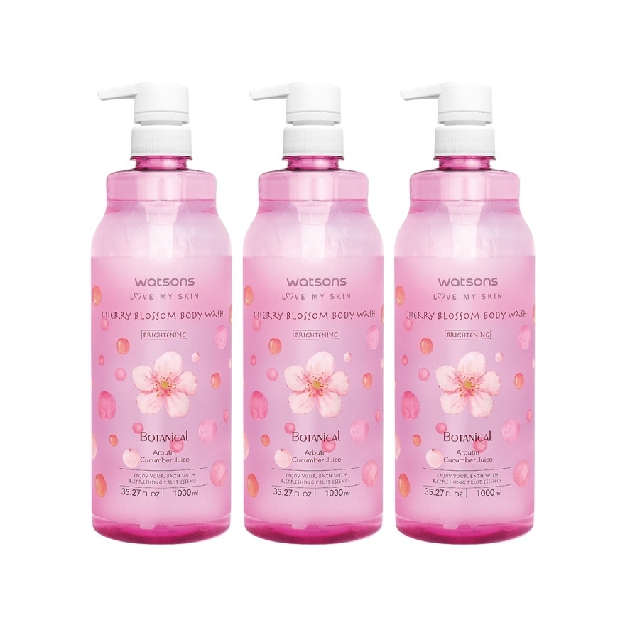 Body Wash-Cherry Blossom 1000ml x 3s