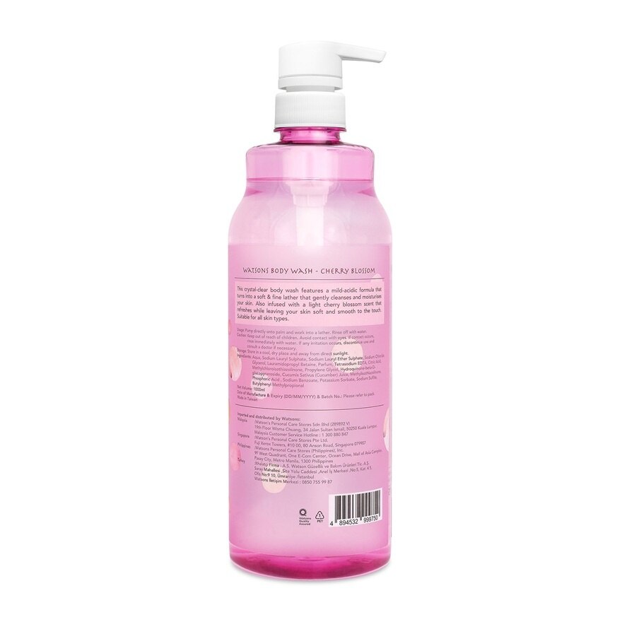 Body Wash-Cherry Blossom 1000ml x 3s