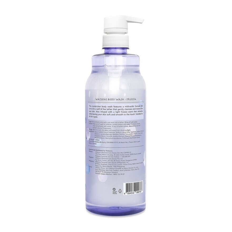 Botanical Body Wash-Freesia 1L x 3s