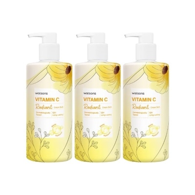 WATSONS - Vitamin C Radiant Cream Bath 750ml x 3s