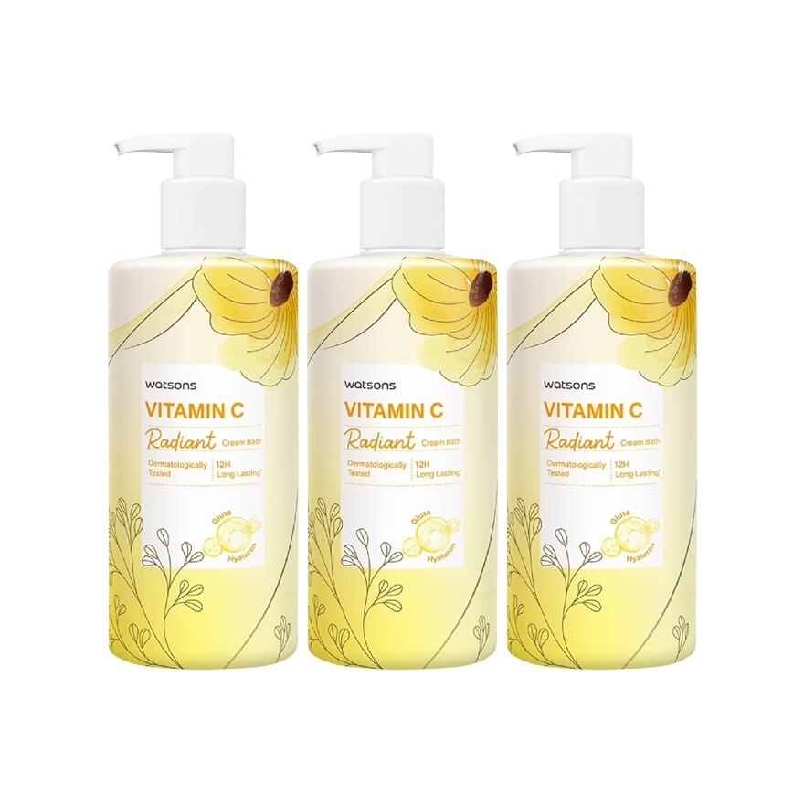 Vitamin C Radiant Cream Bath 750ml x 3s