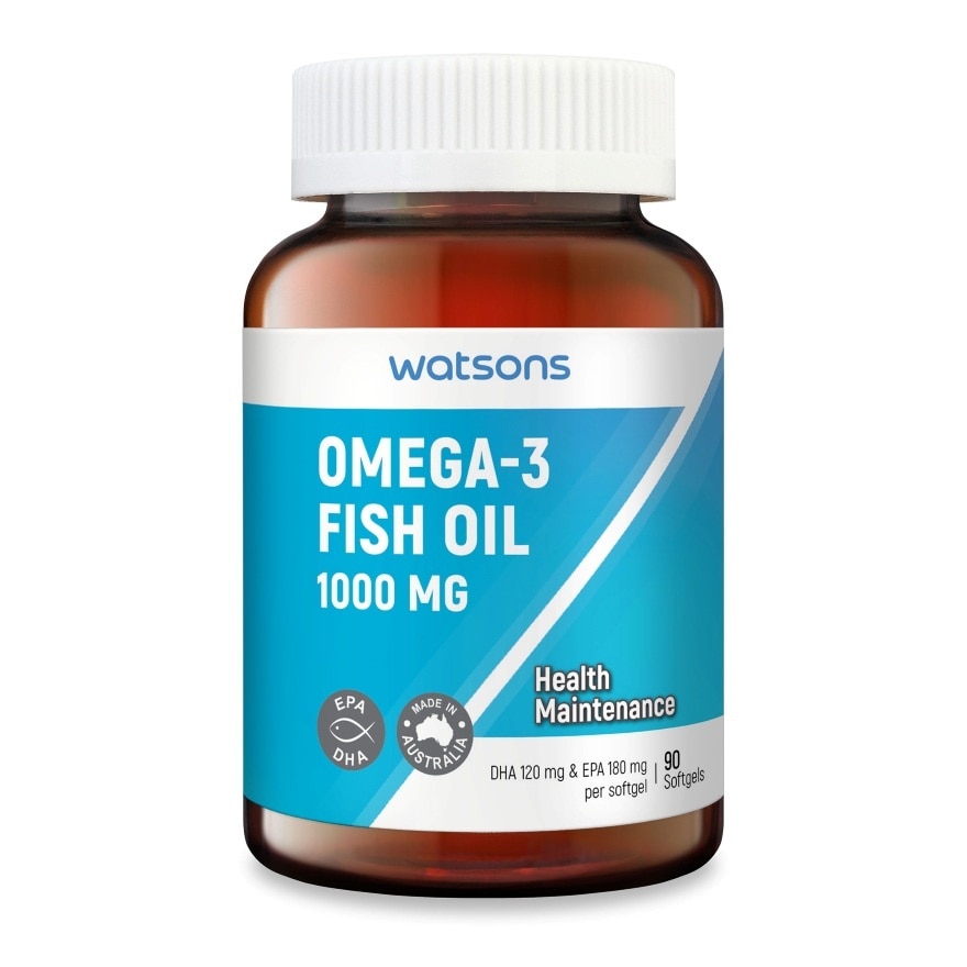 Omega 3 Fish Oil 1000mg 90's x 3s