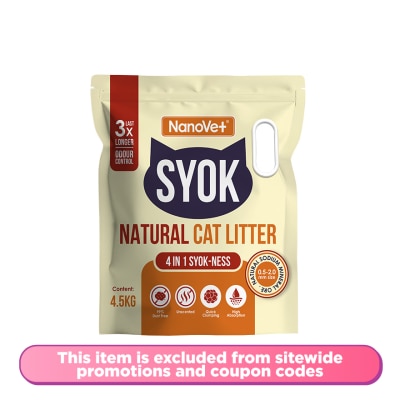 NANOVET - Syok Cat Litter (Refill Pack) 4.5kg