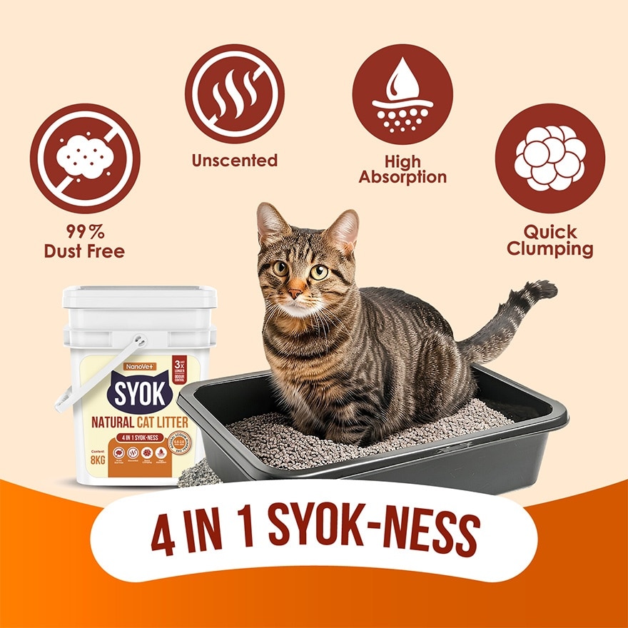 Syok Cat Litter 8kg