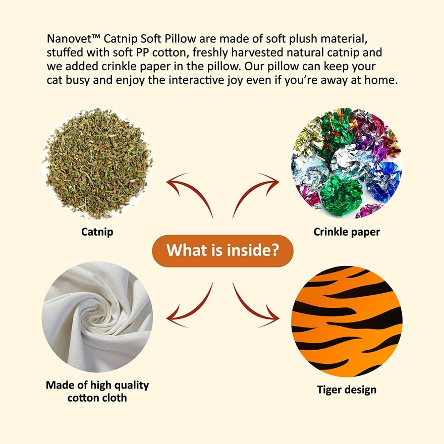 Catnip soft pillow