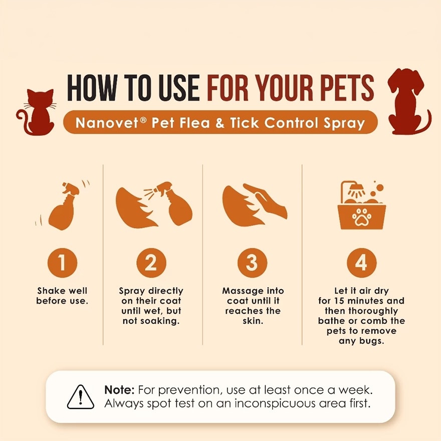 Pet Flea and Tick Spray 500ml