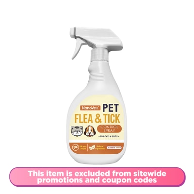 NANOVET - Pet Flea and Tick Spray 500ml