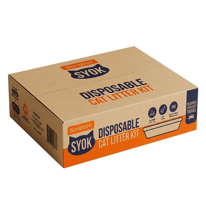 Disposable Cat Litter Kit 3.3kg