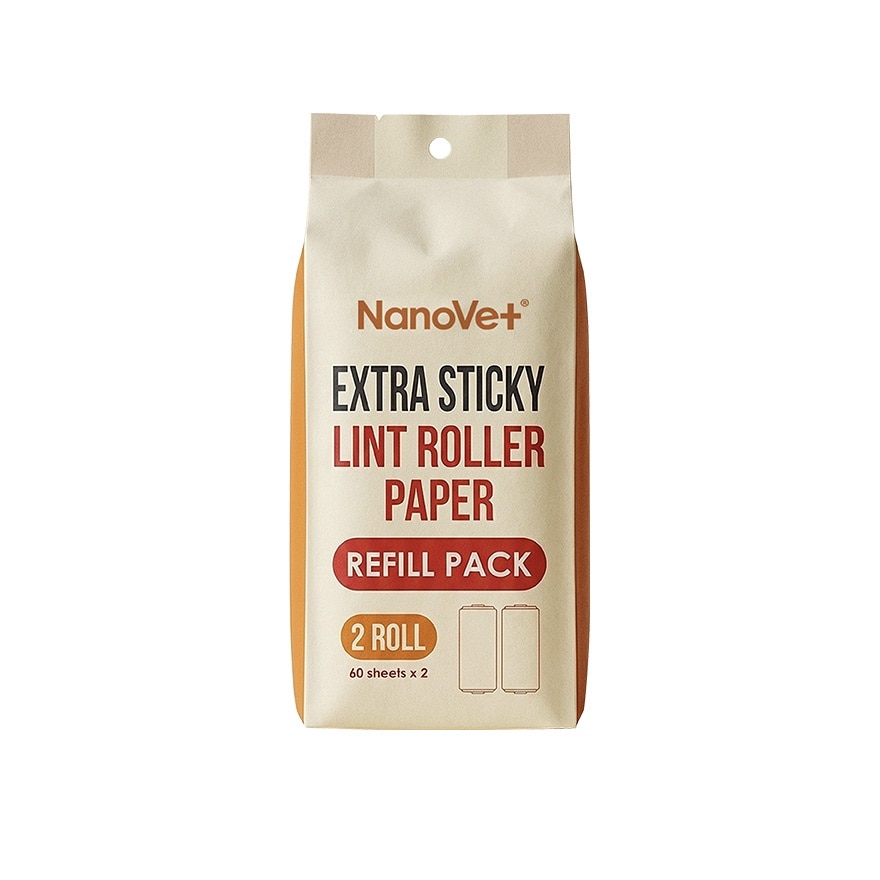 Lint Roller Paper (Refill Pack) 2 roll