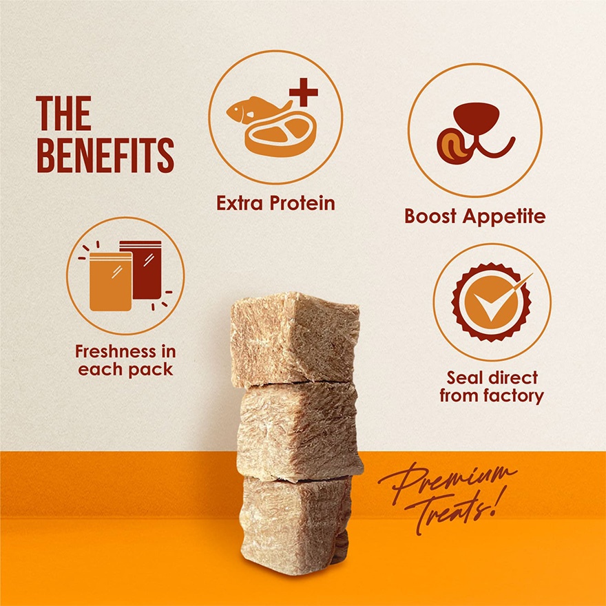 Freeze Dried Duck Cube Premium Treats 200gm