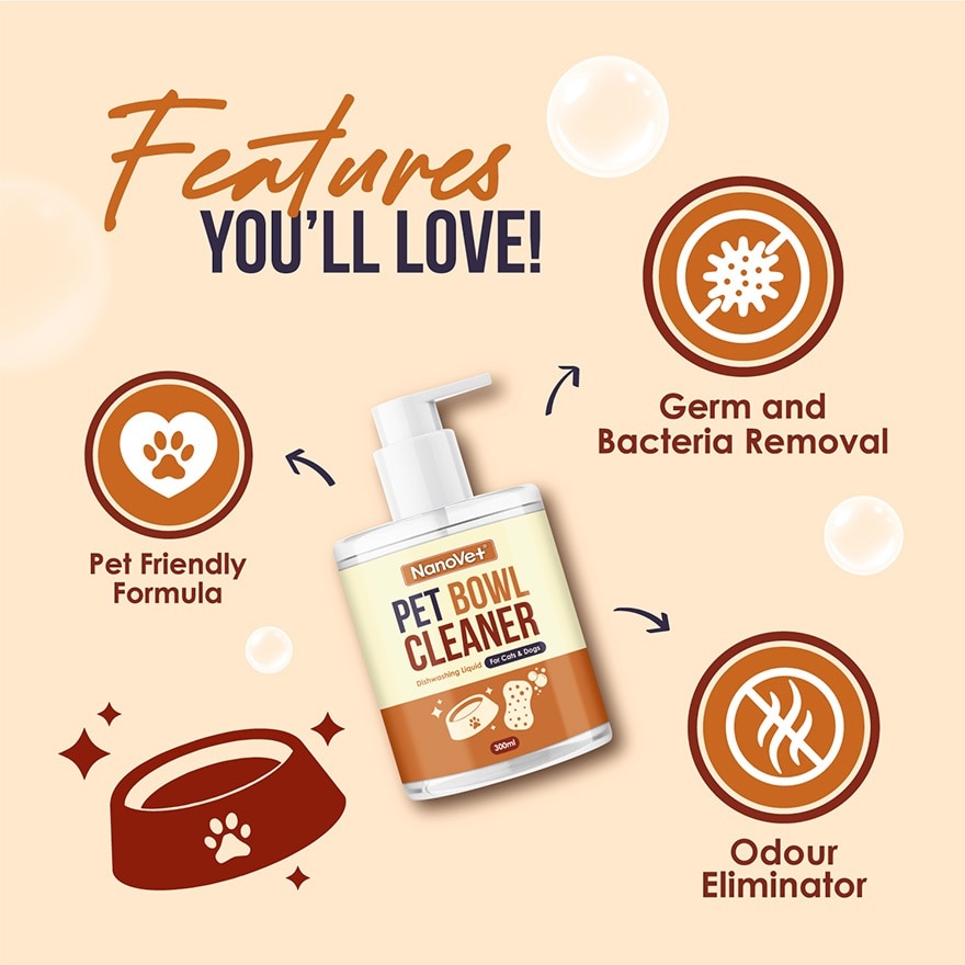 Pet Bowl Cleaner 300ml