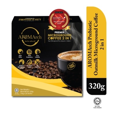HELLO MARCH - AROMArch Prebiotic Oatmilk Microground Coffee 2-in-1 20s