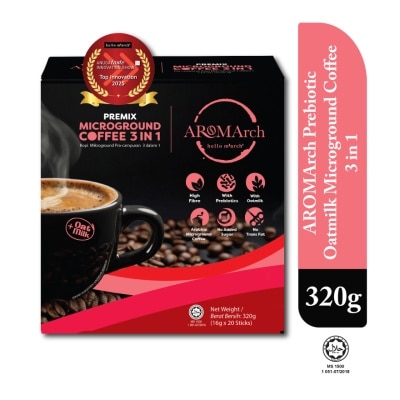 HELLO MARCH - AROMArch Prebiotic Oatmilk Microground Coffee 3-in-1 20s