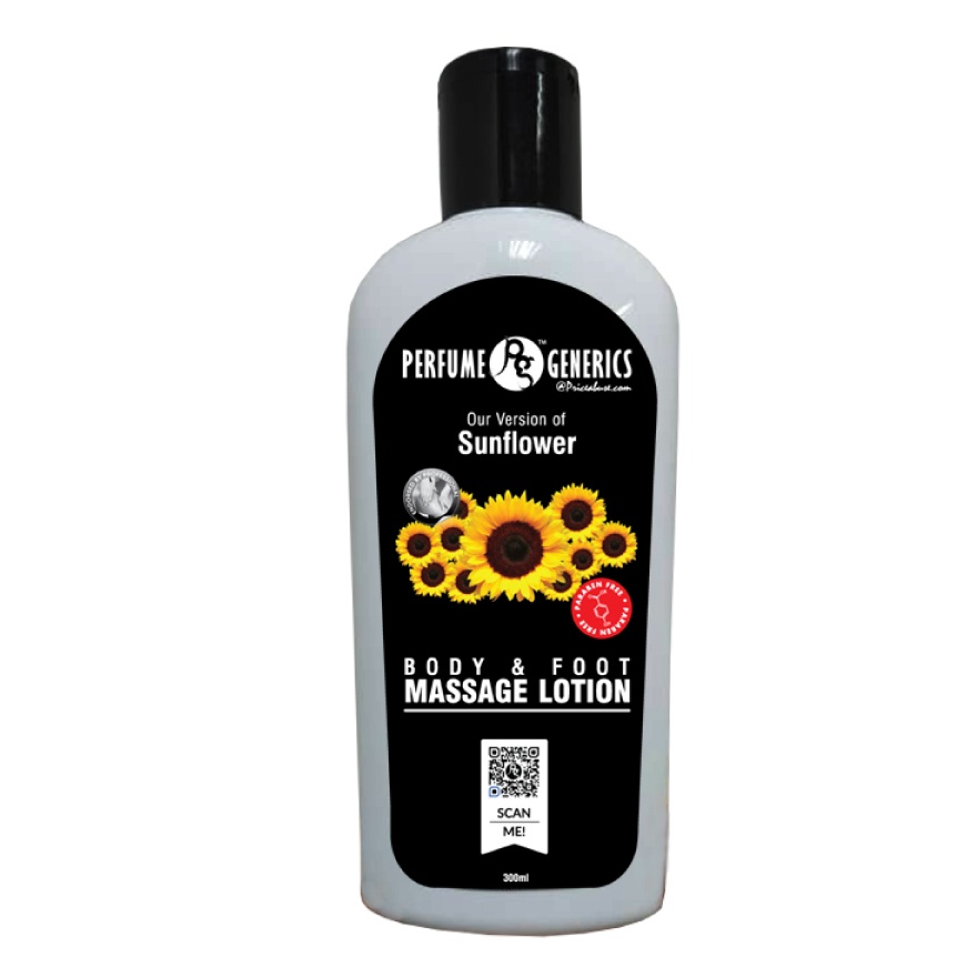 Sunflower Body & Foot Massage Lotion 300ml