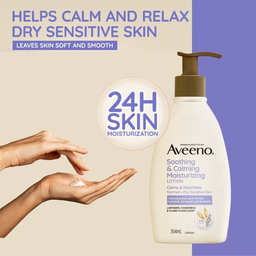 Soothing & Calming Moisturizing Lotion With Lavender Scent 354ml image
