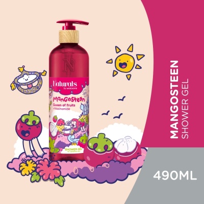 NATURALS BY WATSONS - Mangosteen Shower Gel 490ml