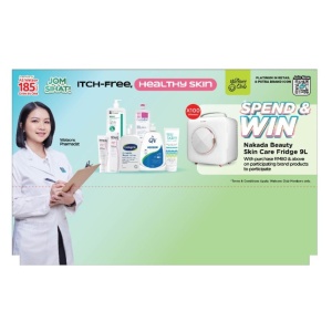 Spend & Win Nakada Beauty Care Fridge NC33 (9L) for Itch Free Campaign winners. May 2026 image