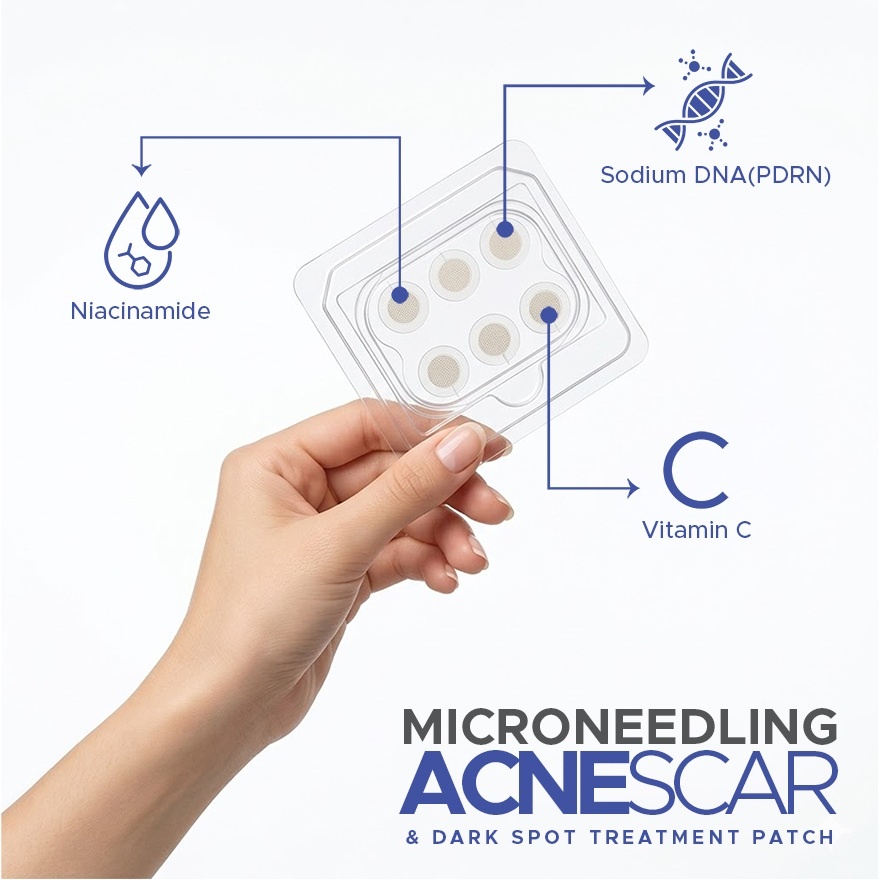 PDRN Microneedling Acne Scar & Dark Spot Treatment Patch 6s