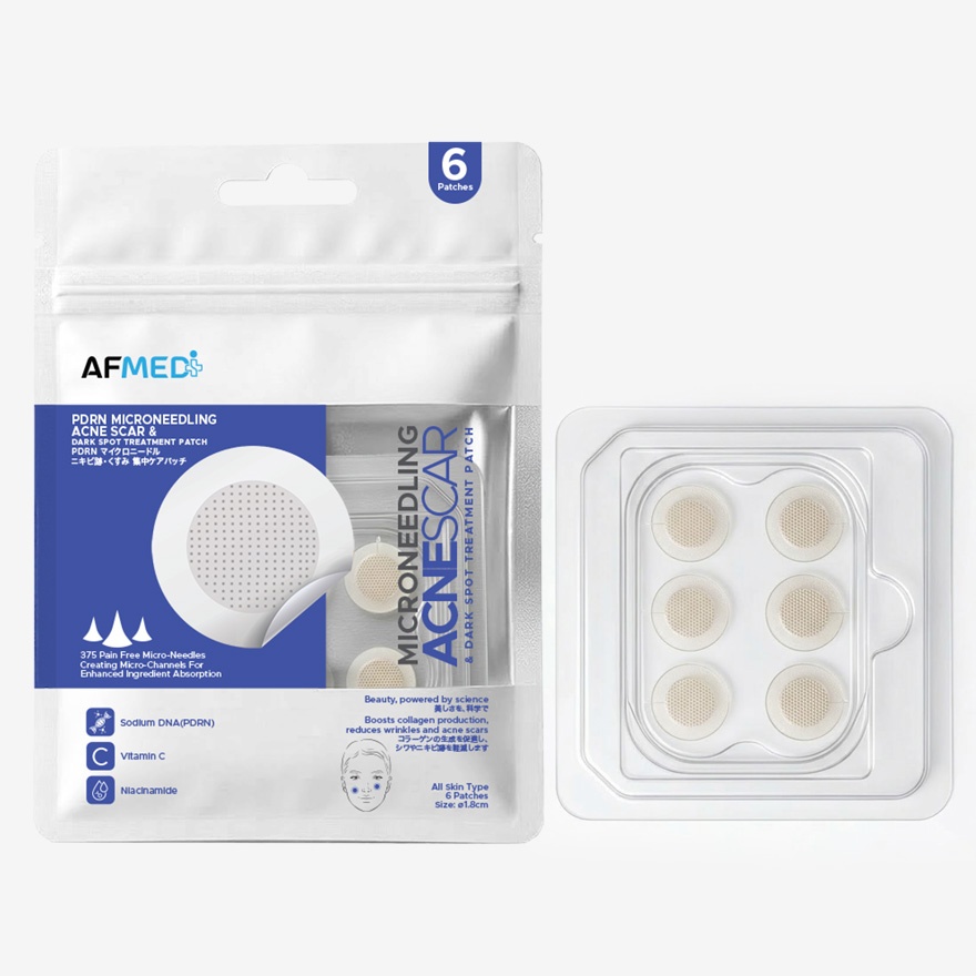 PDRN Microneedling Acne Scar & Dark Spot Treatment Patch 6s