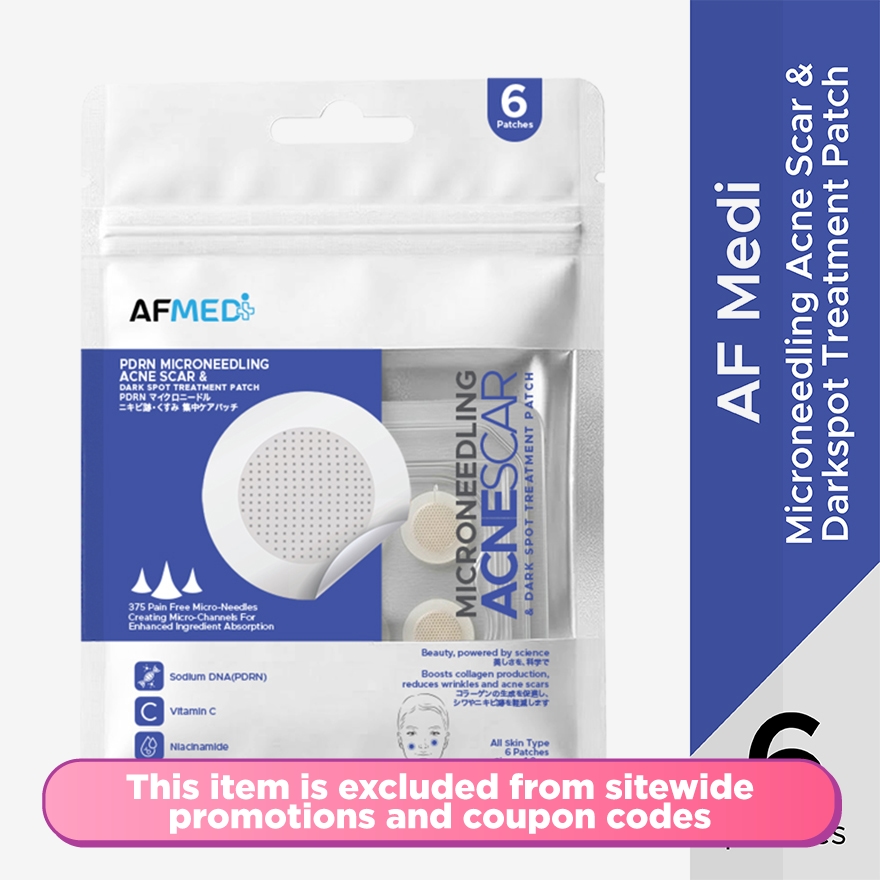 PDRN Microneedling Acne Scar & Dark Spot Treatment Patch 6s