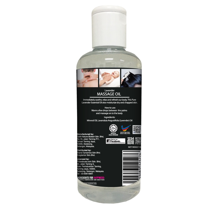 Lavendar Massage Oil 200ml