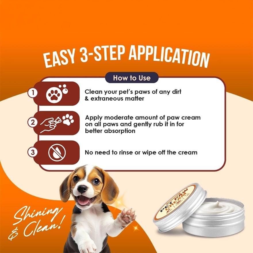 Pet Paw Cream 50gm