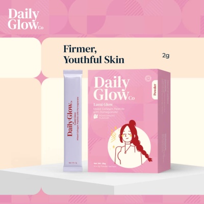 DAILY GLOW CO - Lumi Glow Powder (Pomegranate Flavour) 2g x 14s image