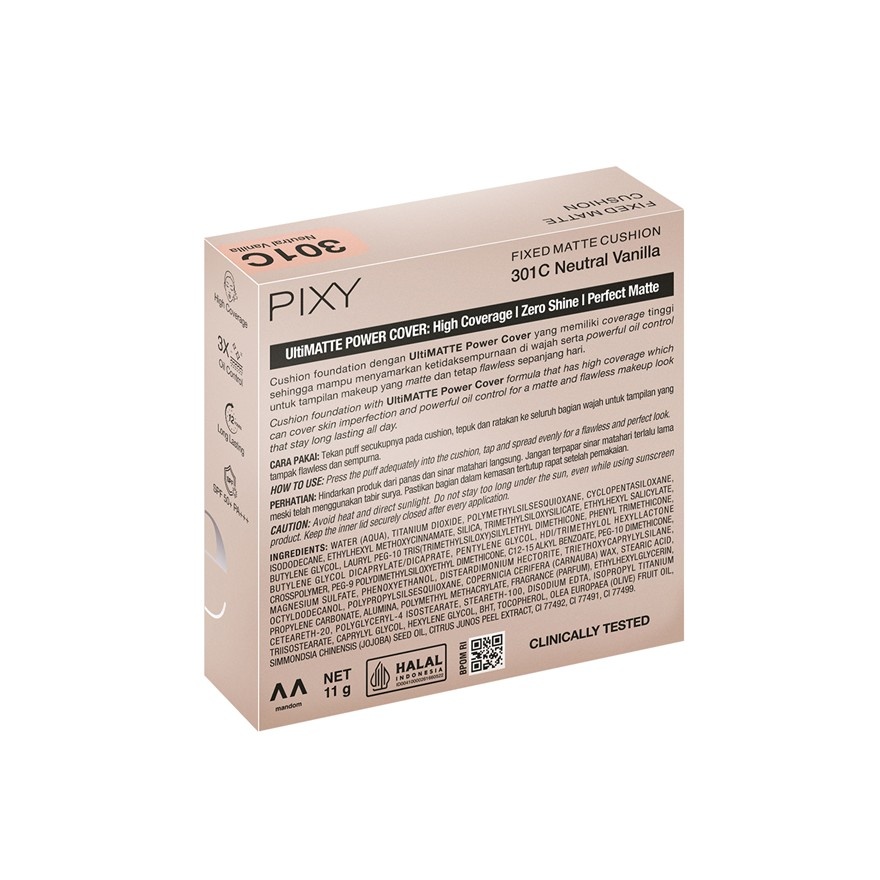 Fixed Matte Cushion 301C Neutral Vanilla 11g