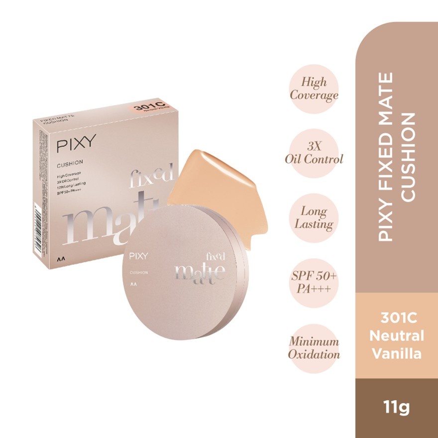 Fixed Matte Cushion 301C Neutral Vanilla 11g